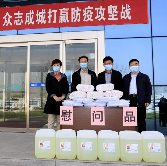 鄭州市人大副主任孫黎、市政府副市長李喜安一行 蒞臨花花牛開展“三送一強”活動